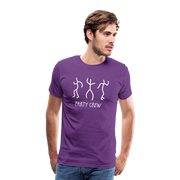 Party Crew Men's Premium T-Shirt - purple