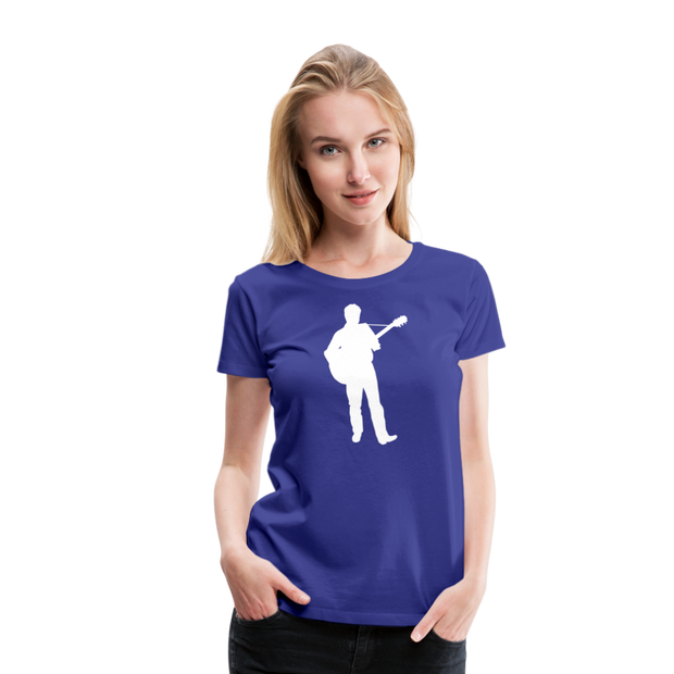 Guitarist Women’s Premium T-Shirt - royal blue