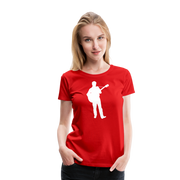 Guitarist Women’s Premium T-Shirt - red