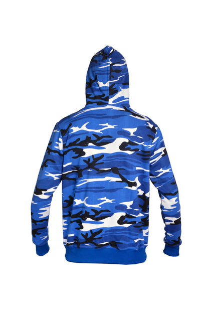 Blue 2025 camo sweater