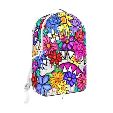 DRIPPY GRAFFITI FLORAL DLXR BACKPACK