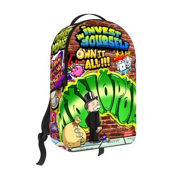 MONOPOLY MAN GRAFFITI DLXR BACKPACK