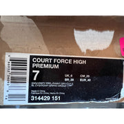 Court Force High Premium Purple Grey - 314429 151 Men's size 7 **LIKE NEW**