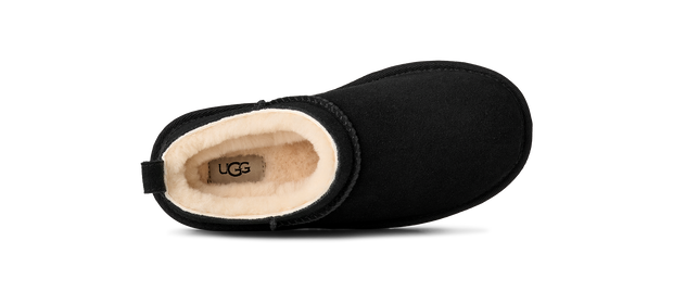 UGG AUSTRALIA KIDS' CLASSIC MICRO BLK