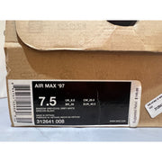 Nike Air Max 97  Shadow Grey White 2009 - 312641 008 Men's size 7.5