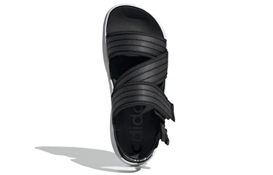 (WMNS) Adidas 90s Sandal Velcro Casual Sandals 'Black Grey White' -  EG7647