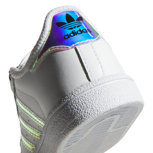 Adidas Superstar CF Infants – Footwear White/Footwear White/Metallic Silver
