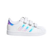 Adidas Superstar CF Infants – Footwear White/Footwear White/Metallic Silver