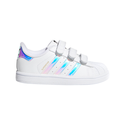 Adidas Superstar CF Infants – Footwear White/Footwear White/Metallic Silver