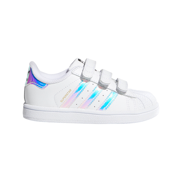 Adidas Superstar CF Infants – Footwear White/Footwear White/Metallic Silver