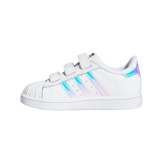 Adidas Superstar CF Infants – Footwear White/Footwear White/Metallic Silver