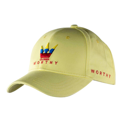 Worthy World Colombia Dad Hat - Yellow