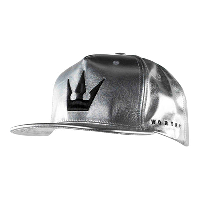 Worthy Crown Strapback - Silver