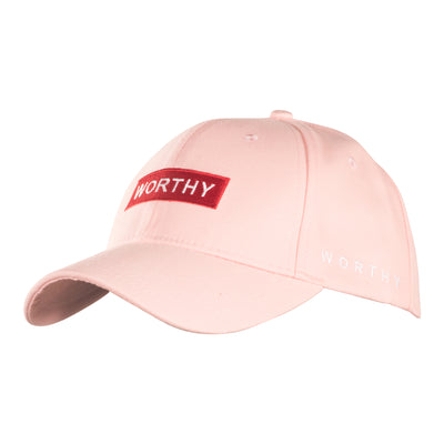 Worthy Box Dad Hat - Pink/Red