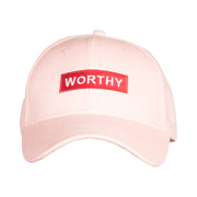 Worthy Box Dad Hat - Pink/Red