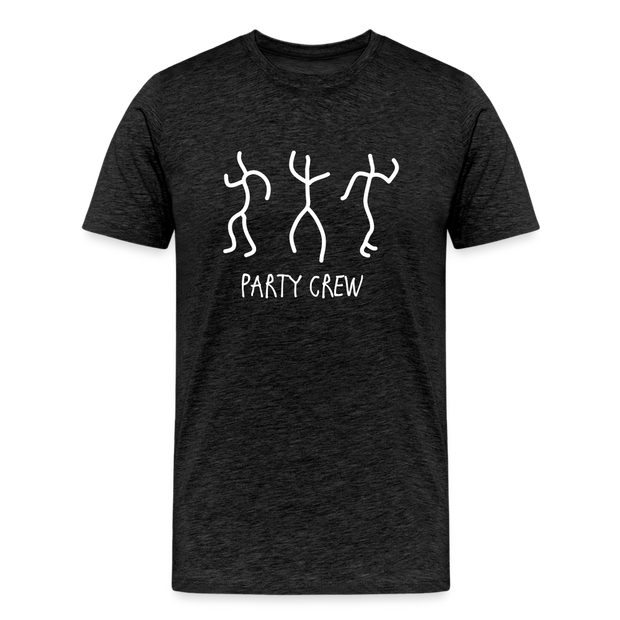Party Crew Men's Premium T-Shirt - charcoal grey