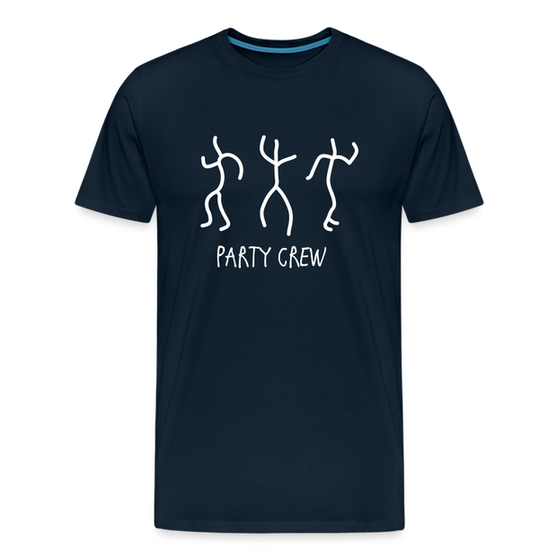 Party Crew Men's Premium T-Shirt - deep navy