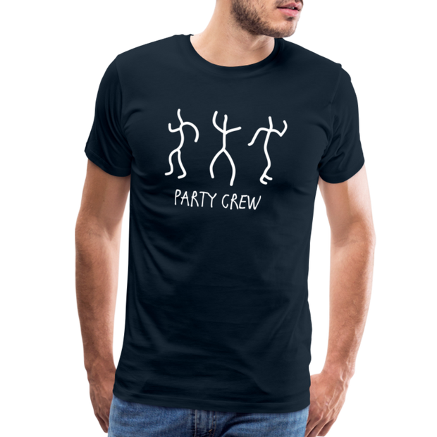 Party Crew Men's Premium T-Shirt - deep navy