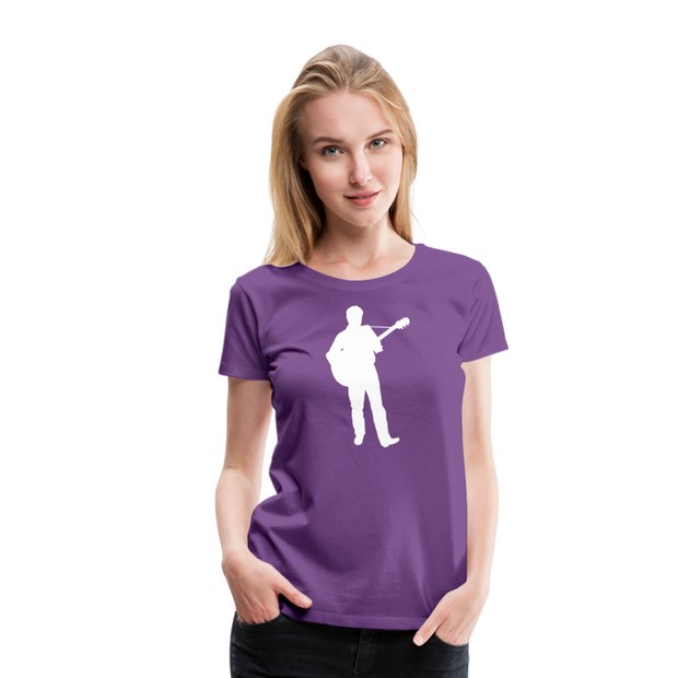 Guitarist Women’s Premium T-Shirt - purple