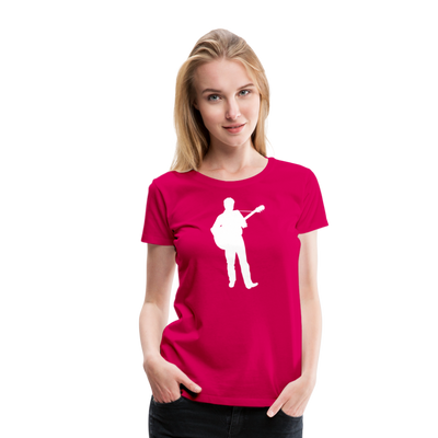 Guitarist Women’s Premium T-Shirt - dark pink