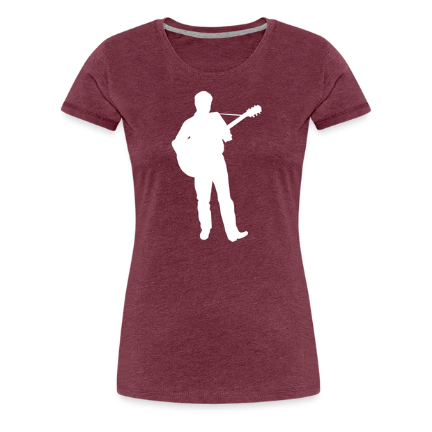 Guitarist Women’s Premium T-Shirt - heather burgundy