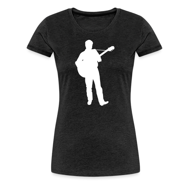 Guitarist Women’s Premium T-Shirt - charcoal grey