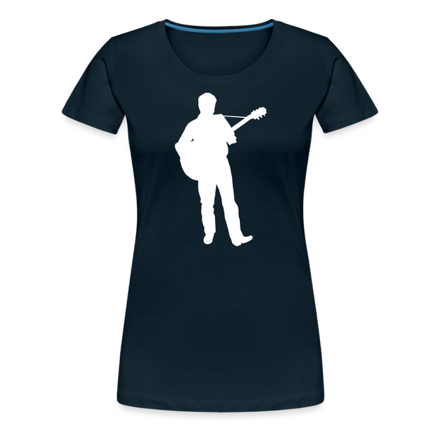Guitarist Women’s Premium T-Shirt - deep navy