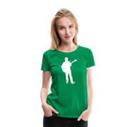 Guitarist Women’s Premium T-Shirt - kelly green