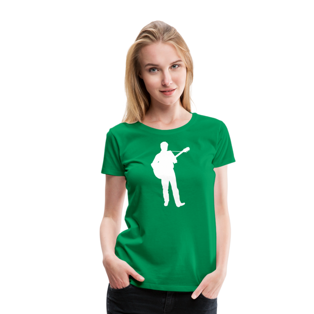 Guitarist Women’s Premium T-Shirt - kelly green